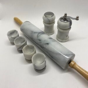 Marble Kitchenware Lot